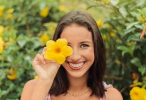 Young woman smiling